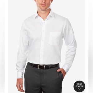 Van Heusen Regular Fit White Button Down Shirt